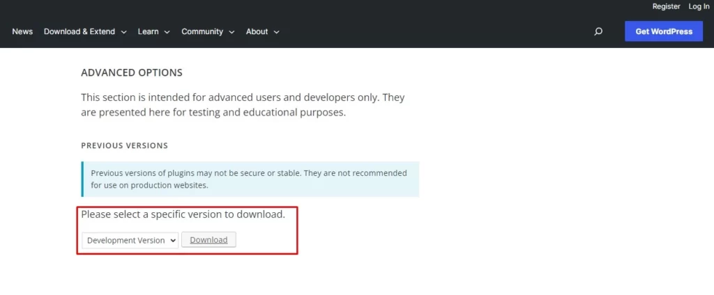 How to Downgrade Woocommerce Plugin? 4 Find Previous Version of Woocommerce on WordPress plugin page