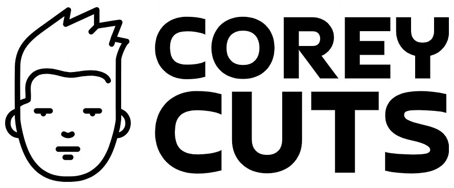 coreycuts logo white